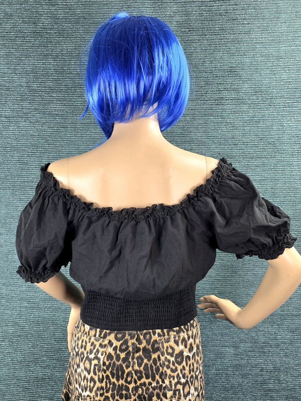 Scarlet Darkness Renaissance Peasant Top,  Black NWT - Picture 5 of 11